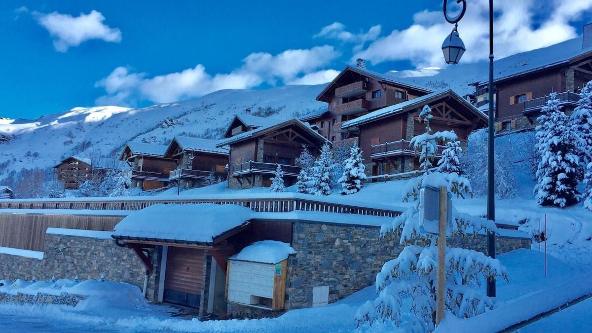 Luxury Apartment In Chalet Saint-Martin-de-Belleville Luaran gambar